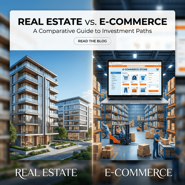 Real Estate vs. E-commerce: Which Investment is Best for You?